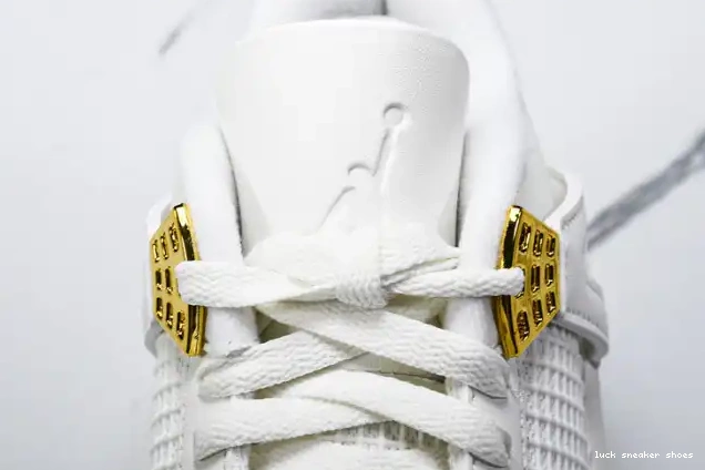 Rep LUCY Gold Metallic AQ9129-170 Jordan Retro 4 0423